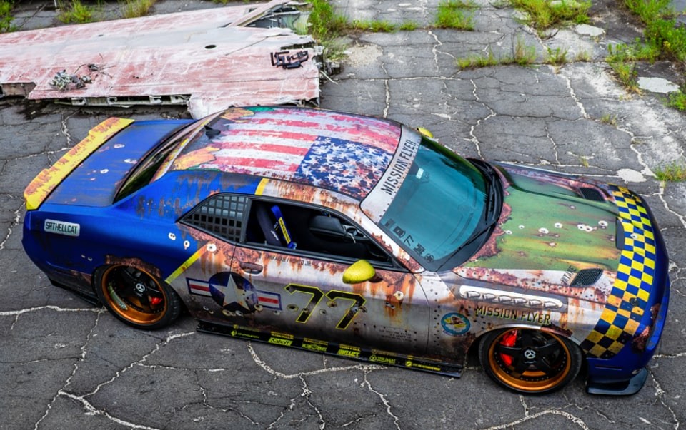 The global winner for the 2018 Wrap Like A King Challenge, the Mission Flyer 2.0 by MetroWrapz. Another warplane-inspired project, made possible by Supreme Wrapping Film, MPI 1105 and Conform Chrome films, brought the wrap king crown back to the U.S. for the first time since 2015.