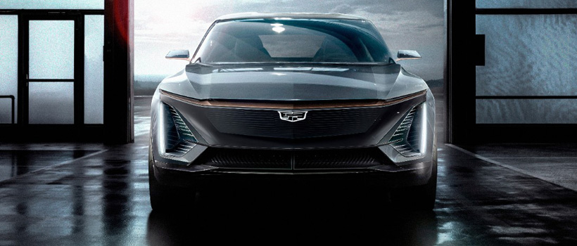 Rendering of Cadillac's new EV model