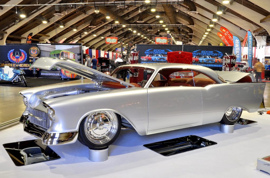 Radical custom 1957 named "Imagine" featured heavily modified bodywork and a one-off custom chassis.
