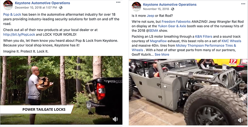 Keystone Autmotive Operations Facebook Posts