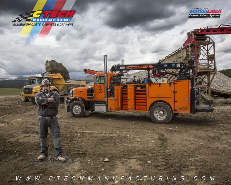 Juan Ibarra, from Discovery Channelâ€™sÂ Gold Rush, outfitted his work truck with CTech Tool Drawers throughout.