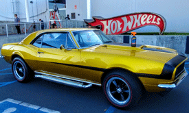 Hot Wheels' presence at the Keystone BIG Show March 8-9 in Grapevine, Texas will include this 1967 Gold Camaro.