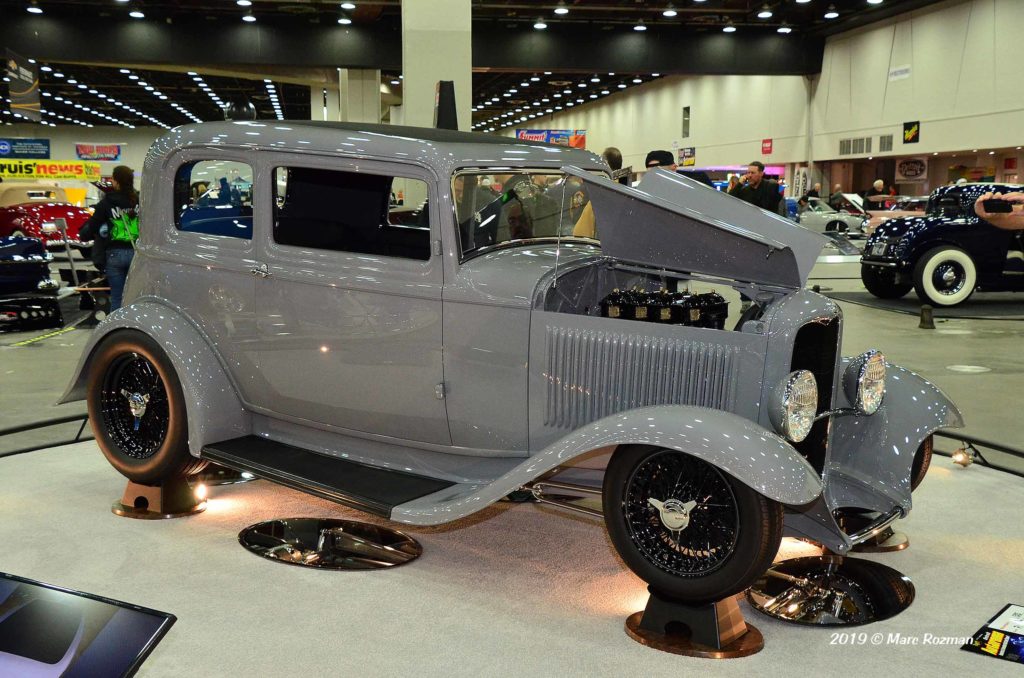1932 Ford Victoria, owned by Phil & Debbie Becker of Dwight, Illinois, and built by Dave Lane of Fast Lane Rod Shop
