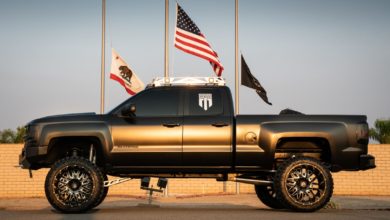 Meyer Chassis in Murrieta, California, was part of build to customize a Chevy Silverado 1500 for Damion Santiago, a disabled mil