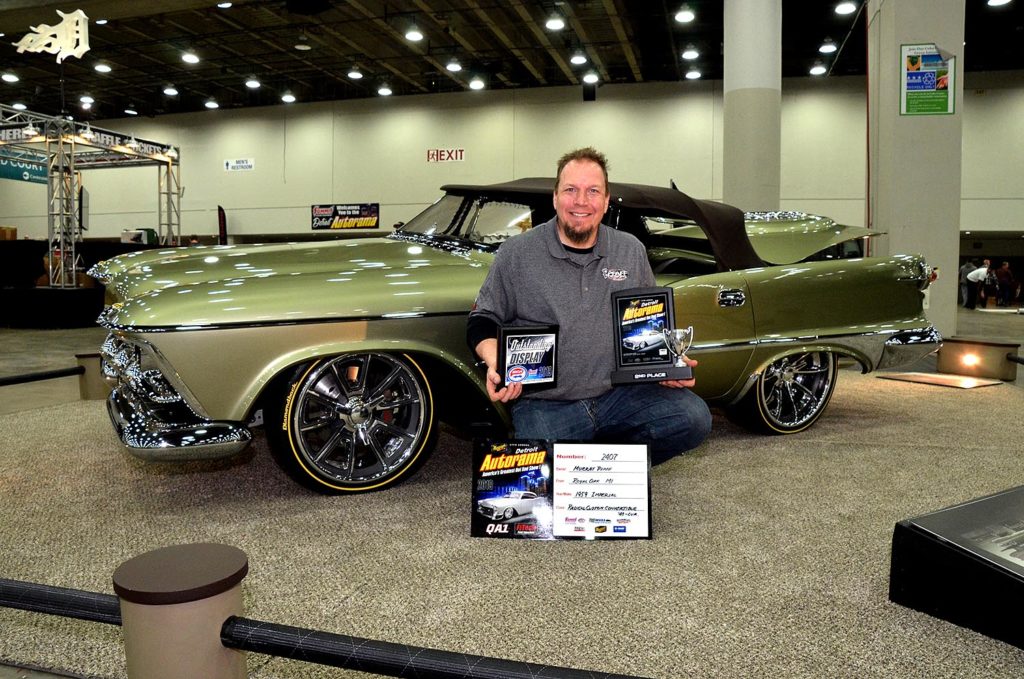 Murray Pfaff of Pfaff Designs won an award for his custom build, Imperial Evolution, during Detroit Autorama
