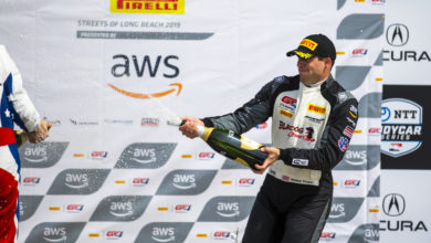 Michael Cooper after Sundayâ€™s Pirelli GT4 America Sprint championship