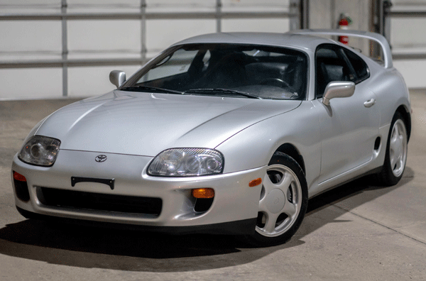Sporting a 3.0-liter, six-cylinder engine with two sequential turbochargers, this two owner 1994 Toyota Supra Turbo Liftback