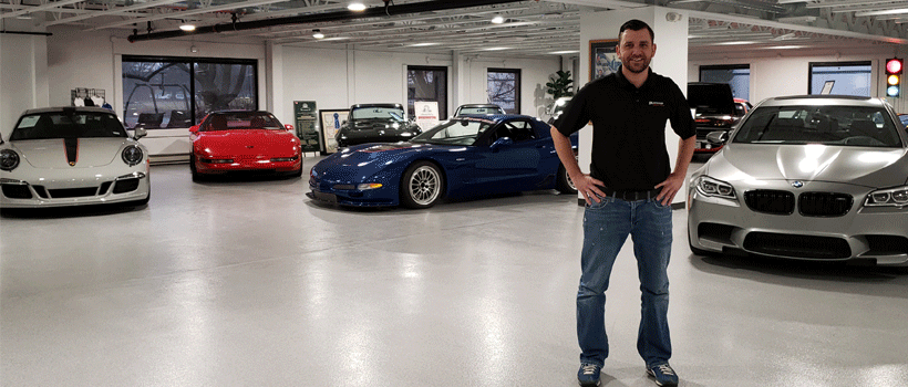 Chris Scheer is a sales manager helping run Blackdog Performance Cars