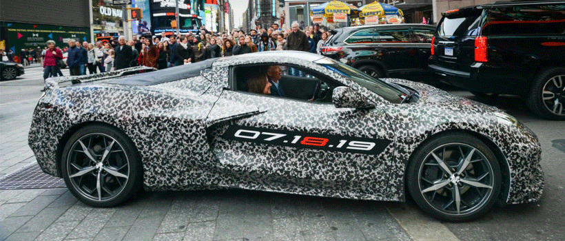 Corvette C8 was revealed last week, still dressed in a camouflage wrap