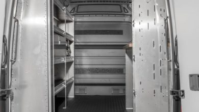 Inside a van styled by Legend Fleet Solutions