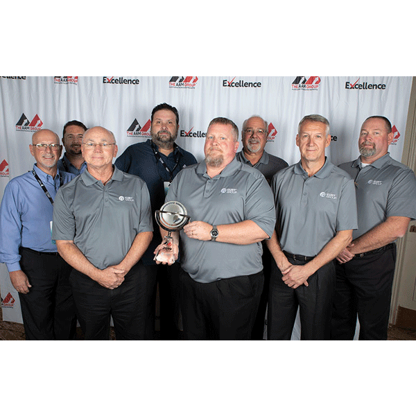 The CURT Group team received the Partnership Award from The AAM Group for demonstrating outstanding overall performance across a