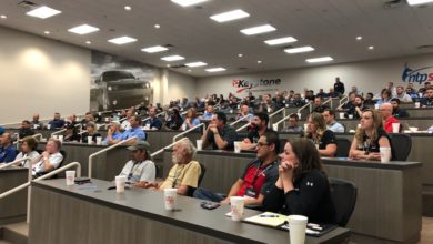 The Keystone Automotive Operations warehouse in Flower Mound, Texas hosted a SEMA Town Hall on May 7.