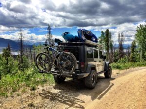 This Jeep is fully loaded with Rhino-Rack products