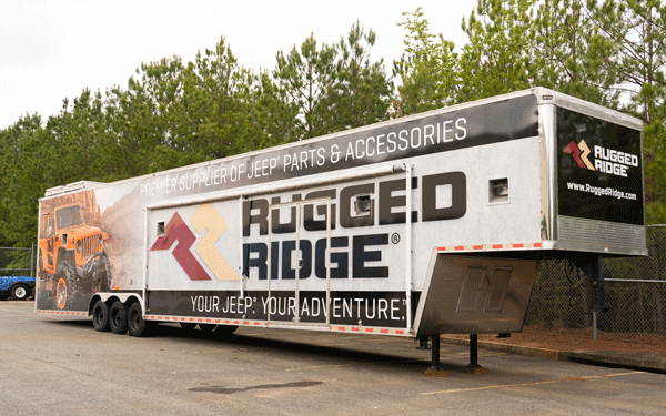 Rugged Ridge will tow a giant new trailer to events across the country this year.