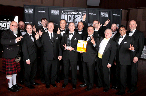 Pictured left to right: Ian Martin, Mike Strole, Mark Adams, Brian Schymik, Howard Kuhlman, John Sohn, Curt Mazure, Greg Sproule