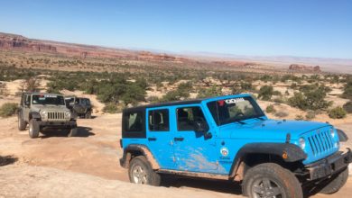 Canyonlands Jeep Adventures, founded by Jason Taylor in 2004, rents off-road vehicles near Moab, Utah, Arches and Canyonlands Na