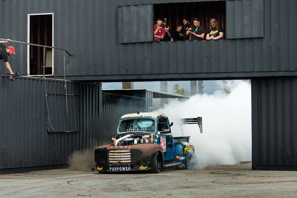 Scott Birdsallâ€™s Old Smokey, a 1400-horsepower 1949 Ford F1 truck. Photo courtesy of Chuckles Garage.