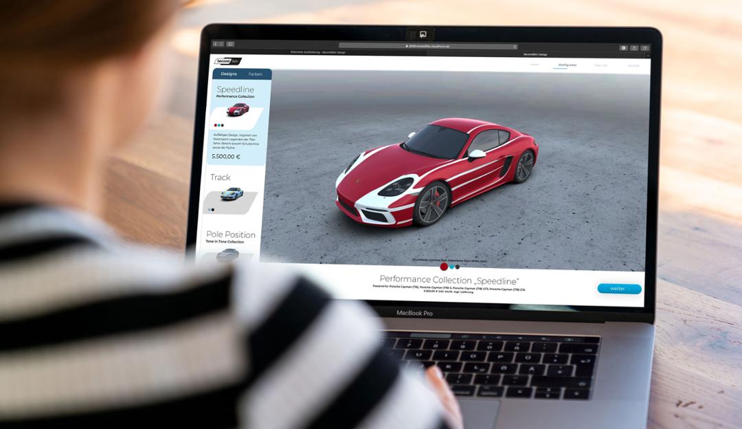 Porsche Digitalâ€™s Second Skin configurator will feature classic vinyl wrap designs stemming from motorsports, and the ability to