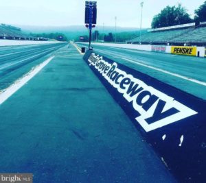 The Maple Grove Raceway drag strip located near Mohnton, Pennsylvania