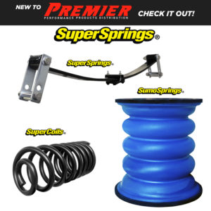 SuperSprings offered by Premier Performance Products Distribution. Made in U.S. SumoSprings, Coil SumoSprings, SuperCoils