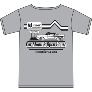 College-bound Payton Melton designed the 2019 IDIDIT Car Show & Open House T-shirt.