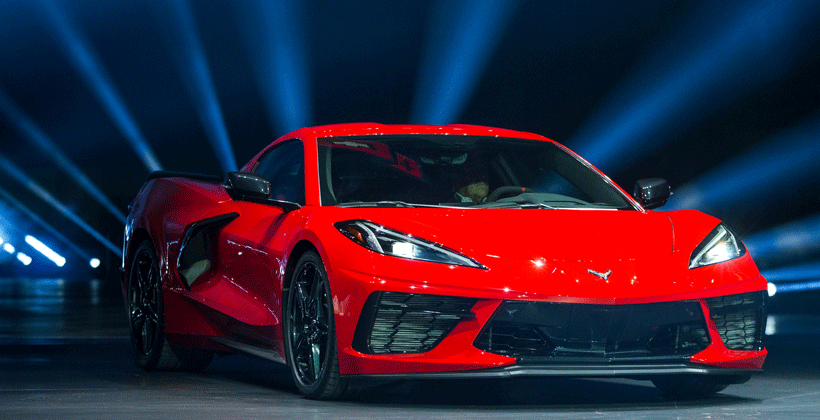 The entry 2020 Chevrolet Corvette Stingray will start under $60,000, according to Chevy. The car goes into production at GMâ€™s Bo