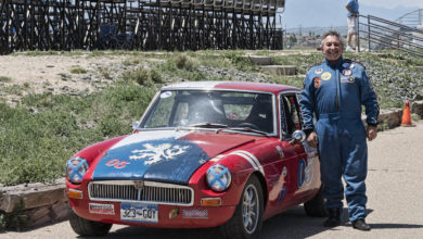 Frank Albert first raced in the Rocky Mountain Vintage Racers' Race Against Kids' Cancer in 2011.