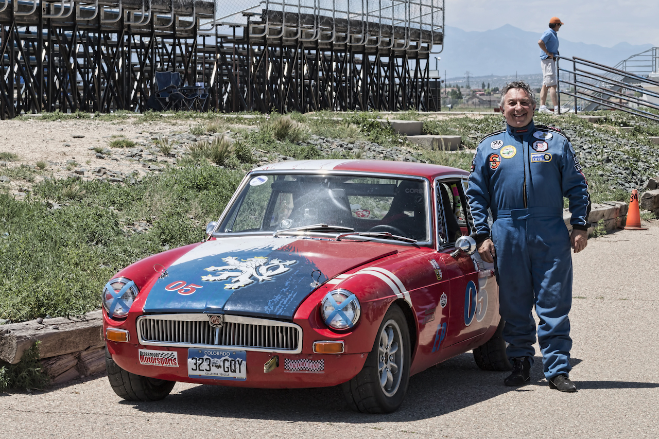 Frank Albert first raced in the Rocky Mountain Vintage Racers' Race Against Kids' Cancer in 2011.