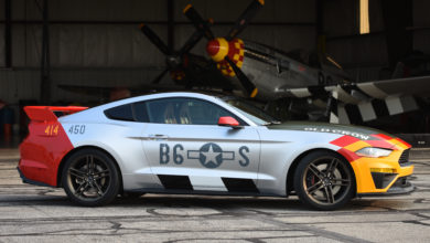 2019 Old Crow Mustang GT by Ford and Roush Performance pays homage to World War II triple ace pilot Colonel Bud Anderson.