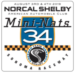 The 34th annual NorCal Shelby Mini-NationalsÂ are set for Aug. 3-4 at Sonoma Raceway in Sonoma, California