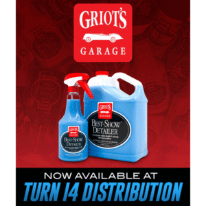 Turn 14 Distribution has added Griotâ€™s Garage car care products to its line card