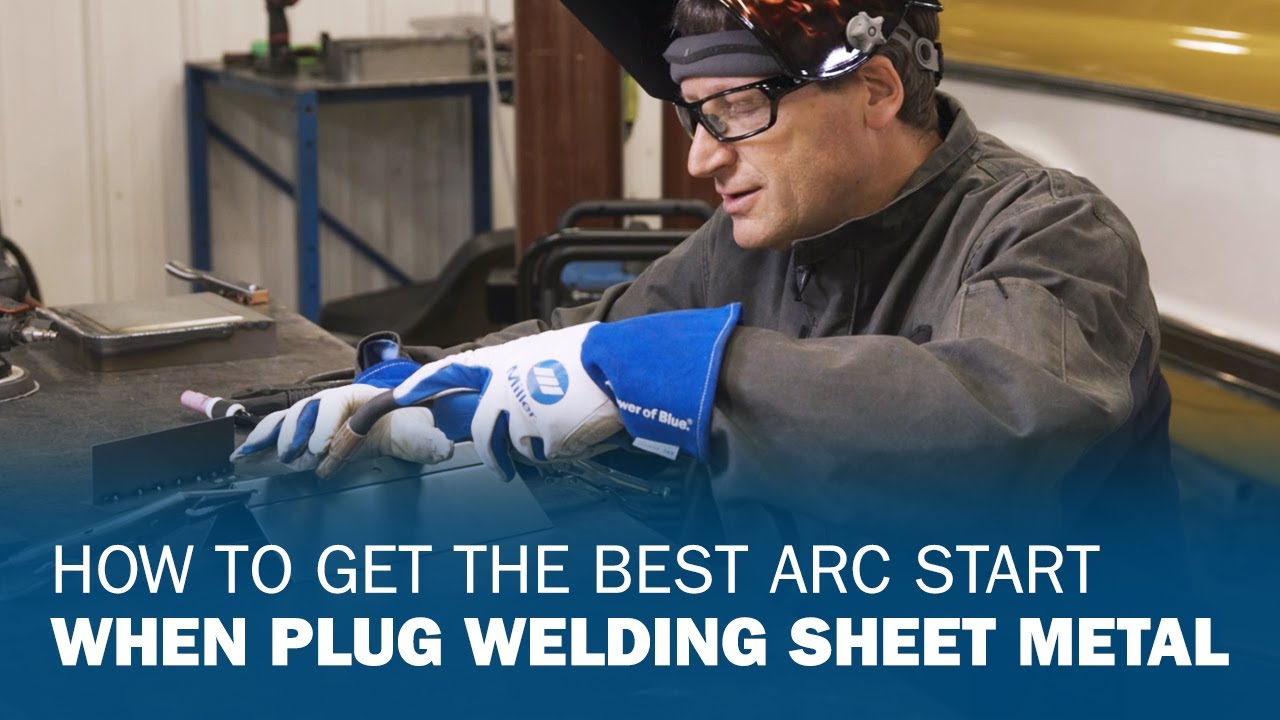 How to Get the Best Arc Start When Plug Welding Sheet Metal | THE SHOP