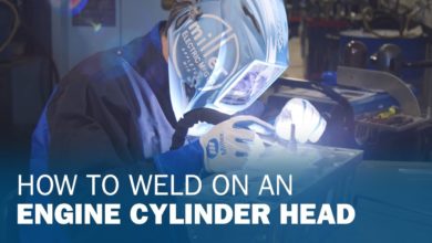 How to Weld on an Engine Cylinder Head | THE SHOP