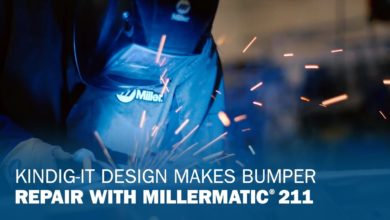 Kindig-It Design Makes Bumper Repair with Millermatic 211 | THE SHOP