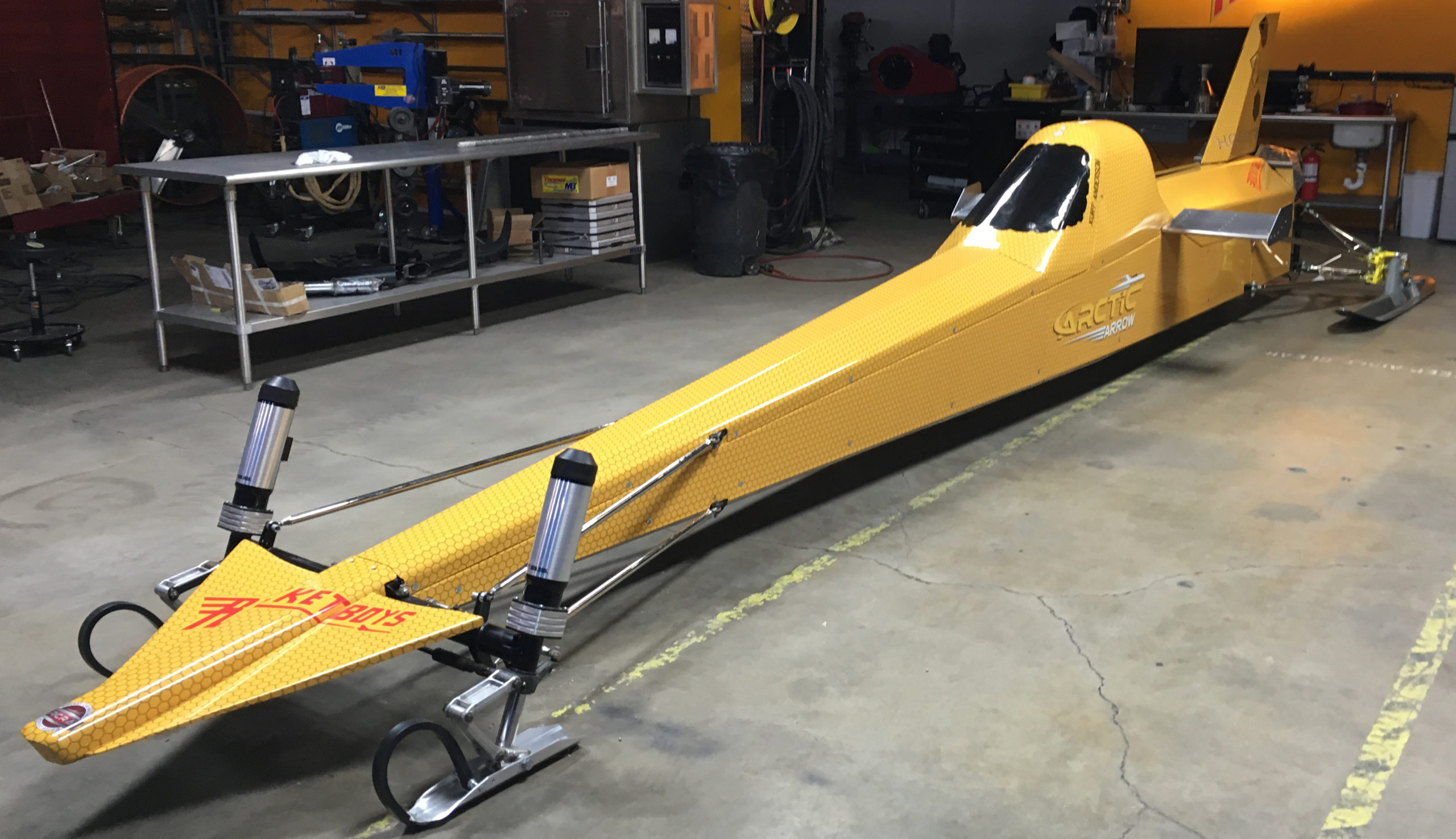 Safety Gear Saves Driver in 241-mph Ice Racer Crash | THE SHOP