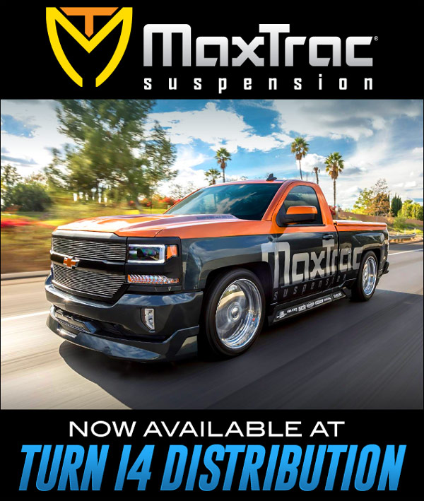Turn 14 Distribution Adds MaxTrac Suspension to Line Card | THE SHOP