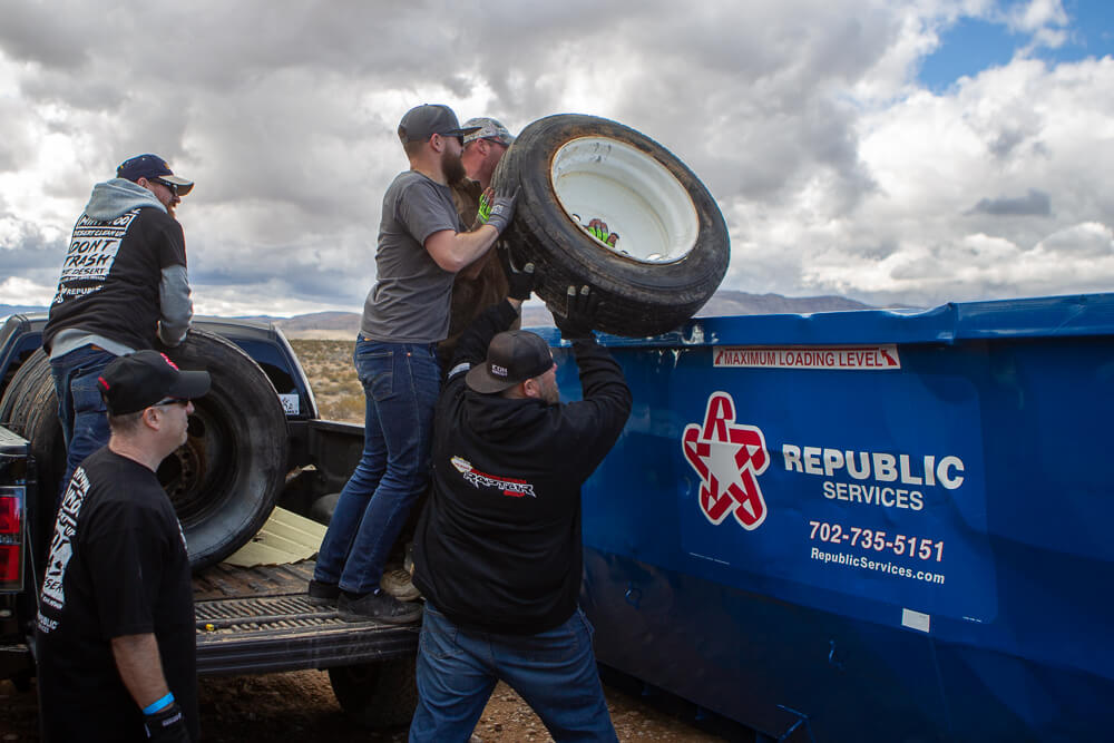 Off-Road Racing Community 'Taking Out the Trash' Ahead of Mint 400 | THE SHOP