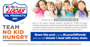 Lucas Oil Pledges to Feed Students During School Closures | THE SHOP