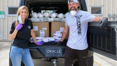 Oracle Lighting Donates PPE to Local Medical Center | THE SHOP