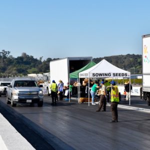 Pomona Dragstrip Used as Drive-Through Food Pantry | THE SHOP