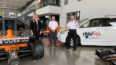 IndyCar Team Donates Wheelchair-Accessible Van to Veterans Non-Profit | THE SHOP