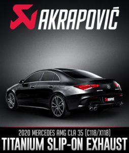 Akrapovič Mercedes-AMG CLA 35 Slip-On Line Exhaust Now Available at Turn 14 Distribution | THE SHOP