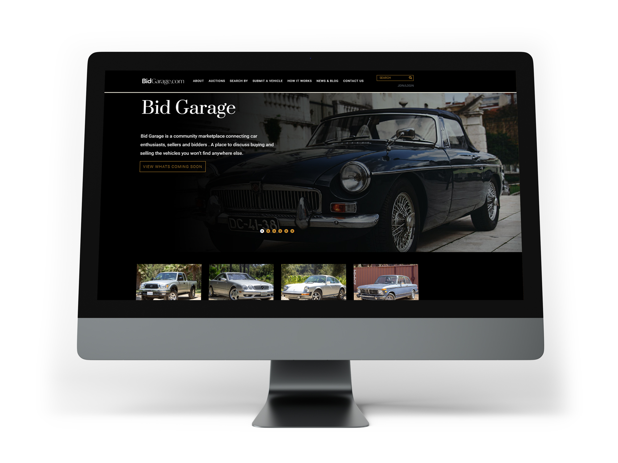 Bid Garage Launches New Digital Vehicle Auction Platform | THE SHOP