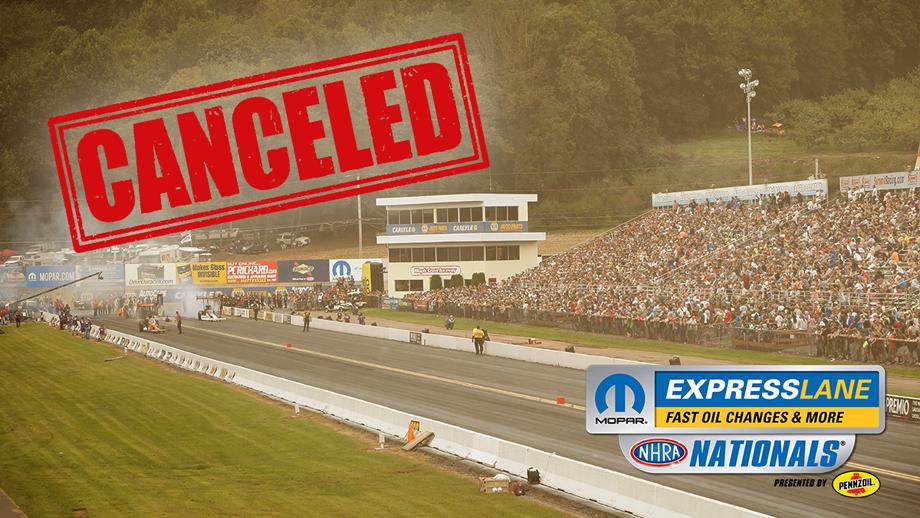 NHRA Cancels Maple Grove Raceway Event THE SHOP