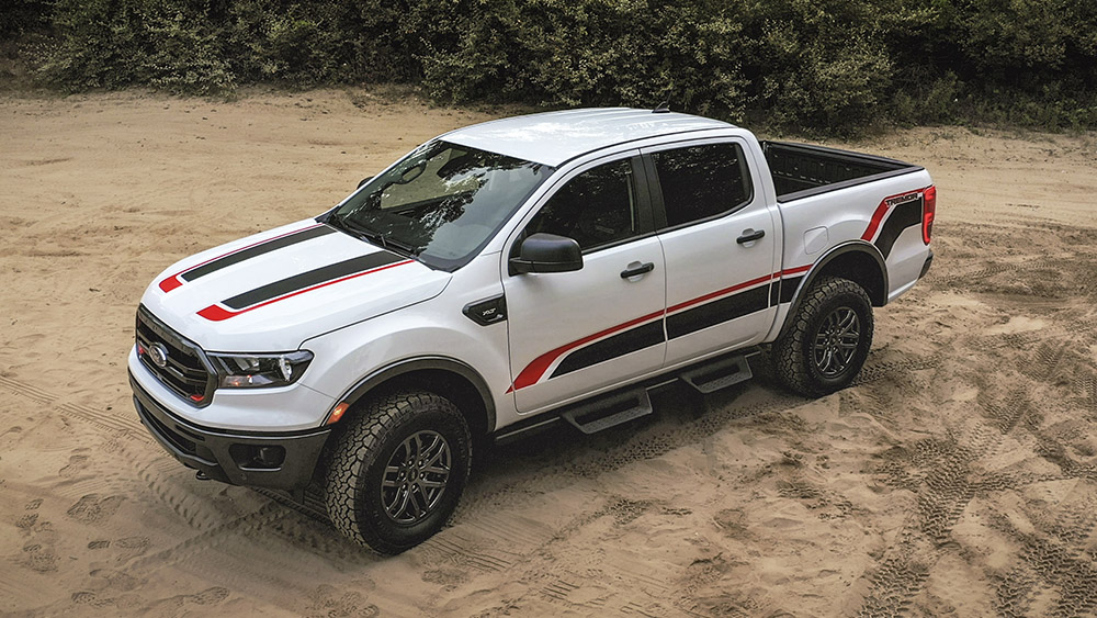 2021 Ranger Tremor XLT parked in sand