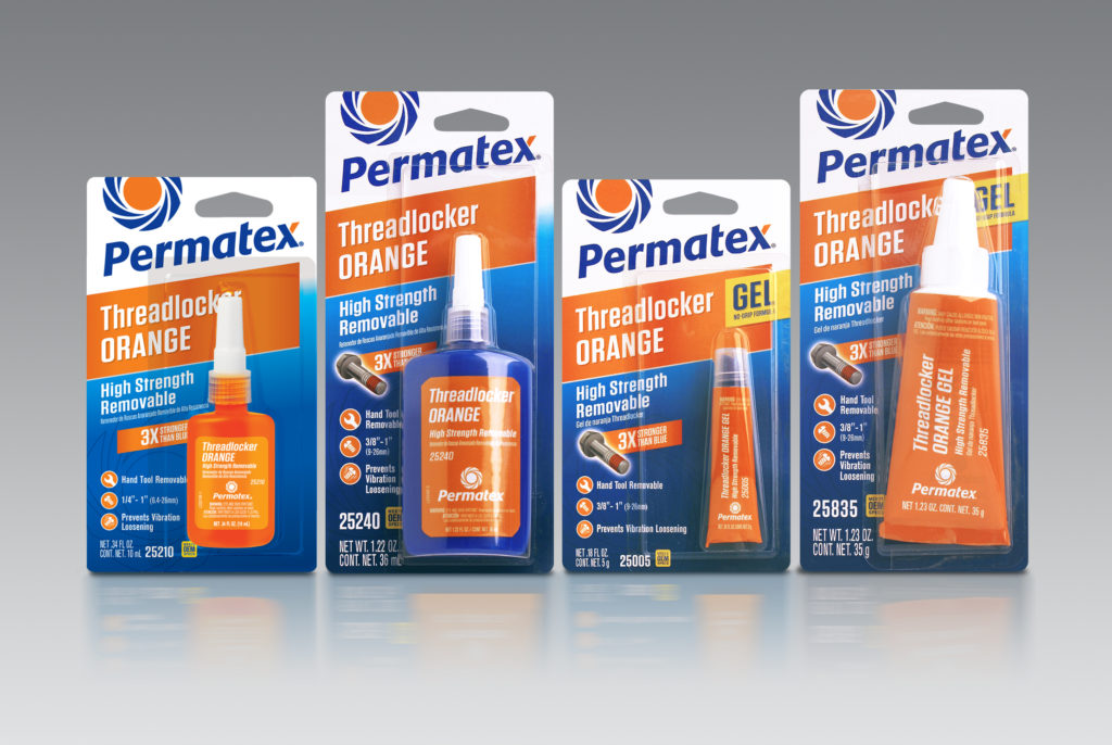 Permatex Threadlocker ORANGE Named Best New Aftermarket Adhesive in