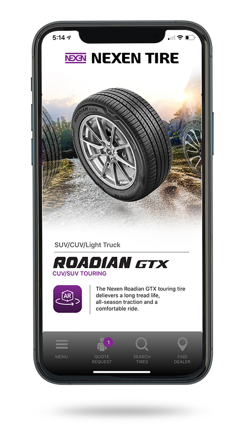 Nexen Tire Updates Mobile App, Website | THE SHOP
