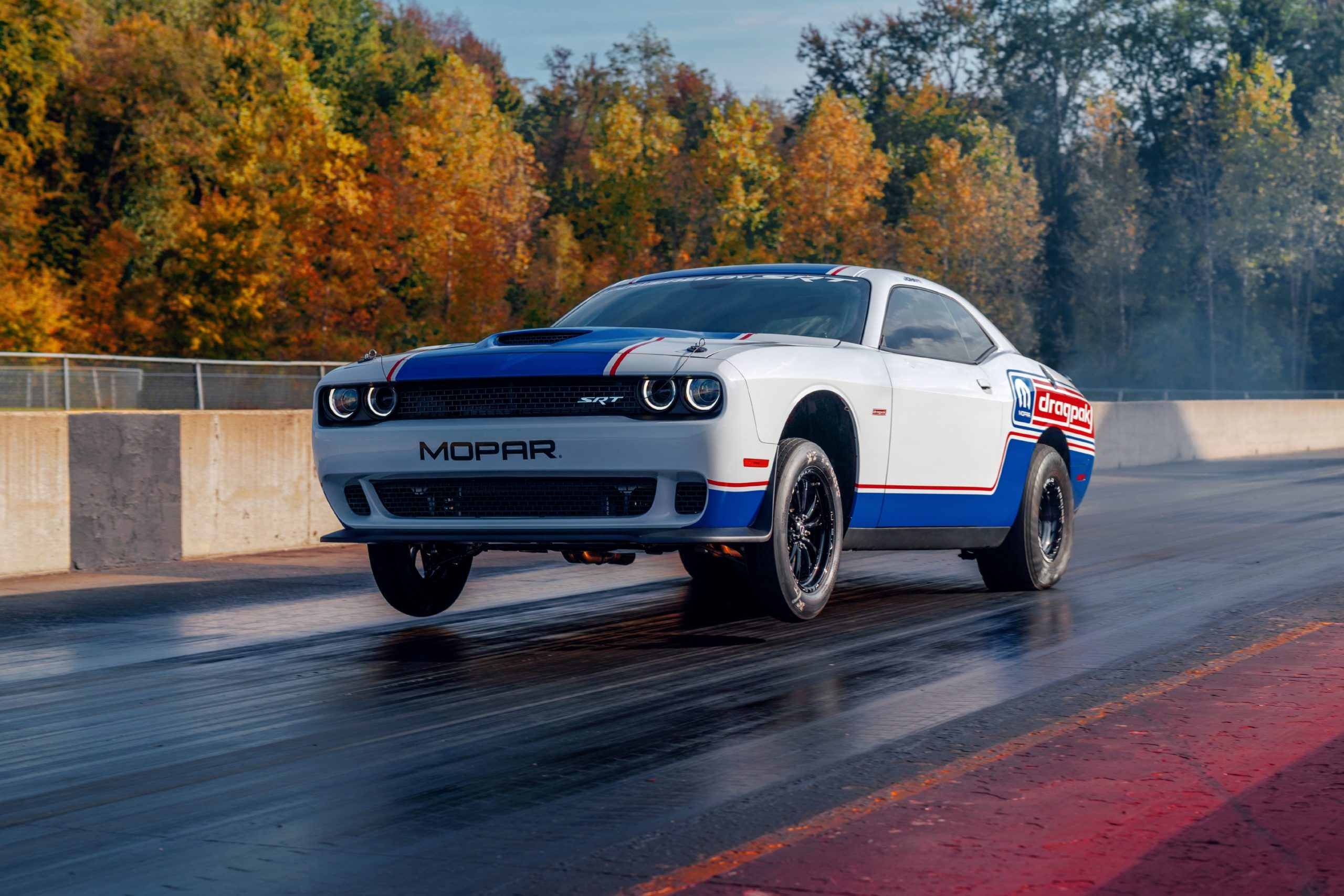 Mickey Thompson ET Drag Tires Included in 2021 Dodge Challenger Mopar Drag Pak | THE SHOP