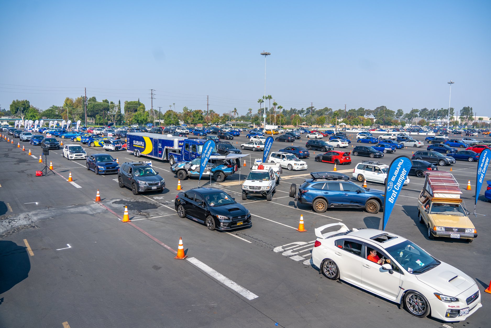 Subaru Makes Record Attempt for Largest Parade of Same-Make Vehicles | THE SHOP