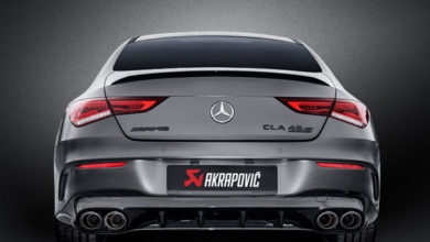 Akrapovič Mercedes-AMG A 45, CLA 45 Evolution Line Exhaust Available at Turn 14 Distribution | THE SHOP
